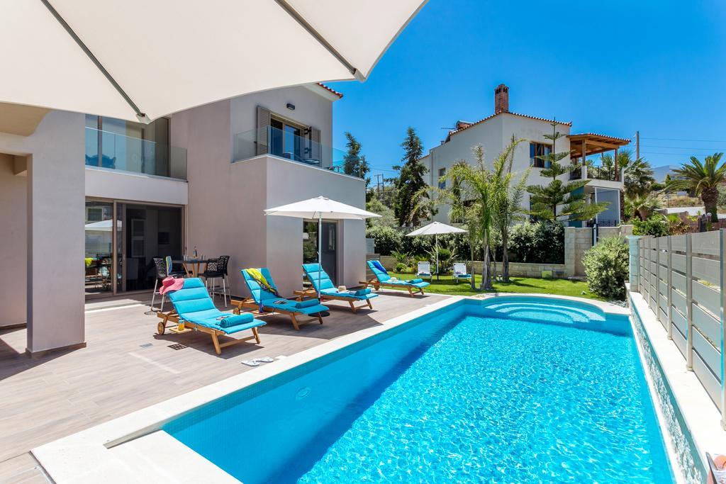 Superior Villa Marina Mare Sauna Hammam Nea Kydonia 外观 照片