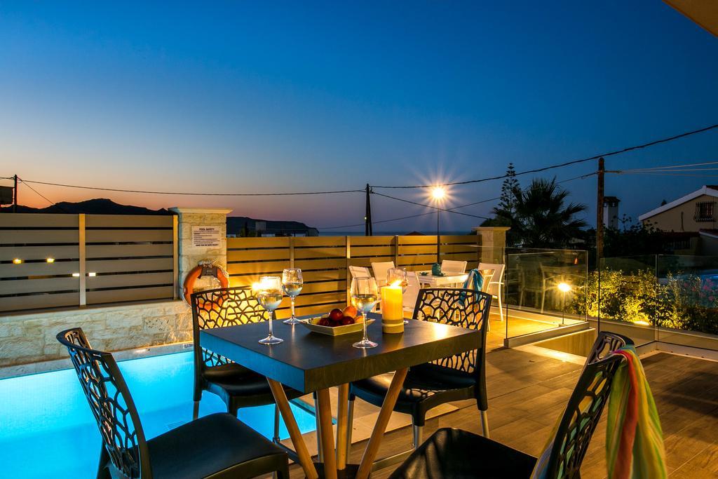 Superior Villa Marina Mare Sauna Hammam Nea Kydonia 外观 照片