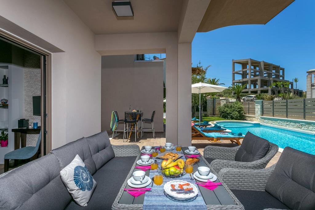 Superior Villa Marina Mare Sauna Hammam Nea Kydonia 外观 照片