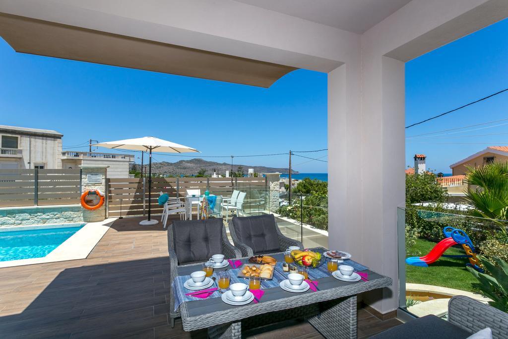 Superior Villa Marina Mare Sauna Hammam Nea Kydonia 外观 照片